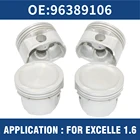 Car Manufacturers Diesel Piston Kit Assembly Pistons 96389106 For Buick Excelle 1.6