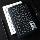 Leather Notebook Planner A5 Notebook 2021 Soft PU Leather A5 Blank Journal Notebook Diary Planner Agenda Planner