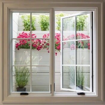 ALUFRONT Custom Aluminum Casement Window for Villa House Residential Building Architectural Window
