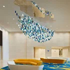 Bulb Glass Bulb Chandelier Customized Lanyard Turkish Lighting Light LED Hand Blown Glass Bulb Chandelier