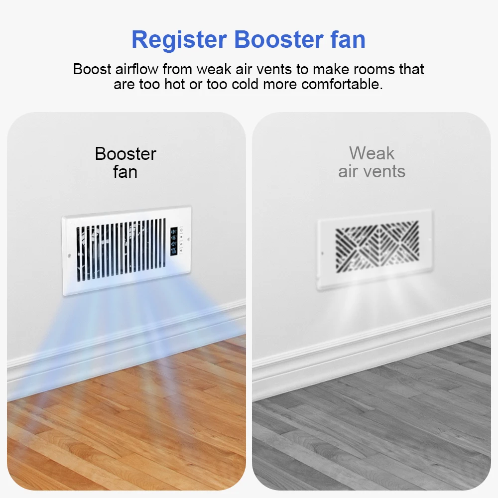 Smart Register Booster Fan, 220 V, Plastic - detail 10