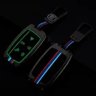 Key ZInc Alloy Remote Smart Key Cover Fob Case Shell For Jaguar 5 Buttons
