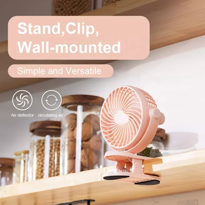 Desk Clip Multi-functional Fan, Portable, 5, Battery - detail 12