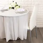 Wedding Customized Tablecloth Wedding White Wedding Table Cloth Easy Life Disposable Round Table Cloths