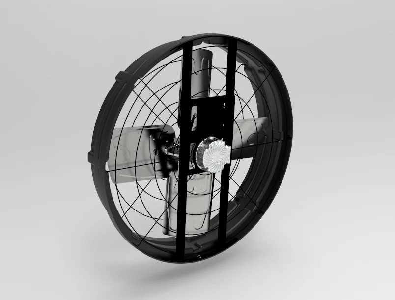 Wall-mounted Axial Fan, 55", 380V-480V - detail 10