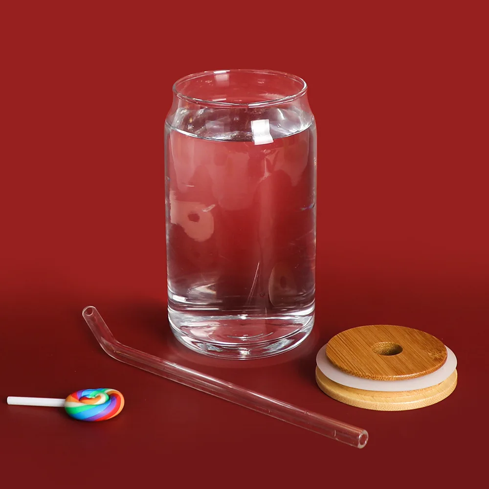 DD539 Temperature Sensing Water Cup Beverages Glass Beer Mug Clear Tumbler Milk Cold Color-changing Glass Drinking Cups