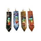 Pendant New Crystal Energy Pendant Arrow Shape Pendulum Healing Necklace Natural Crystal Pendant