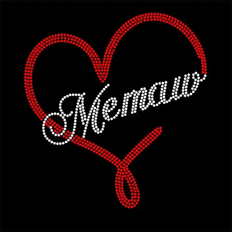 Free sample Jesus me letter rhinestone transfer designs iron on transfer decals Heat Transfer For Hoodies
