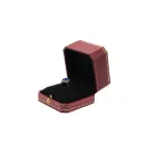 Ring KPCA01-31 Kingly Custom Logo Wholesale Engagement Ring Box Wedding Ring Box