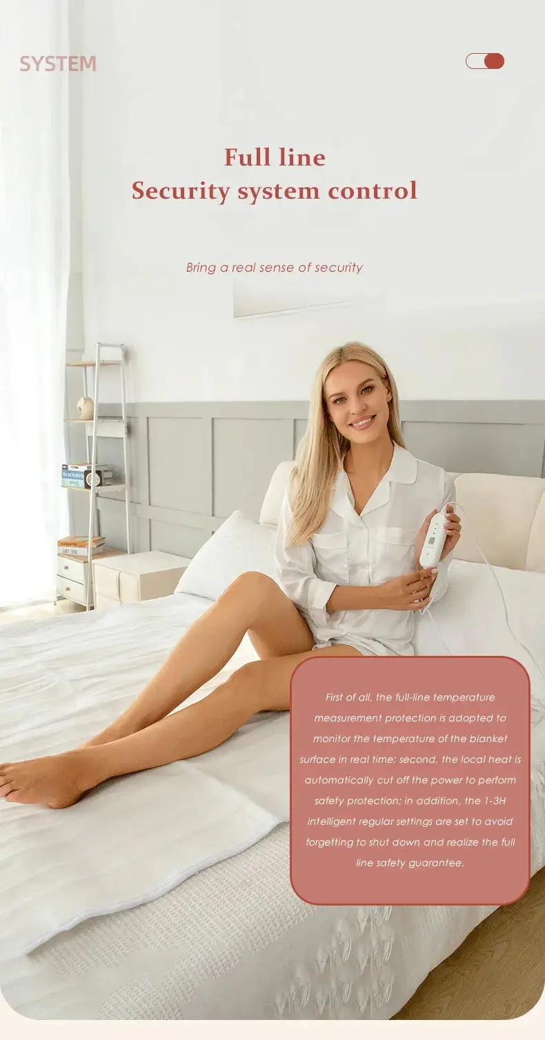 Weighted Electric Under Blanket, AC220V, EU Plug - detail 16