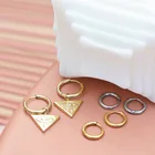 Earrings Custom Jewelry Diy New Stainless Steel Earrings 18k Gold Earrings