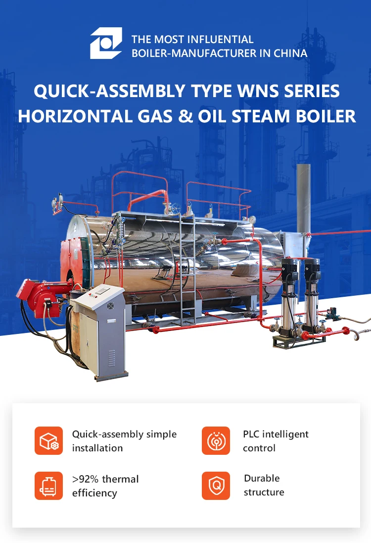 Steam Boiler, 2Ton, 2000kg, 2000L - detail 2
