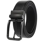Mens Belt Buckles New Men's Dress Belt Leather Reversible Rotated Buckle Genuine Leather OEM Customized Logo