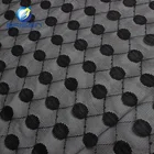 Embroidery 100% Polyester Embroidery Fabric New Big Spot Design Embroidery Tulle Dubai Dot Fabrics