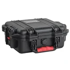 Plastic Tool Set Box IP67 Moulding Black Hard Plastic Carry Case With Wheels Hand Tool Set Tool Box