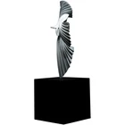 Gift Resin Newest Simple Printing Spirit Guard Gift Marble Base 3D Resin Crafts Sculpture For Shopping Mall Home