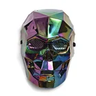 Mask Mask Halloween Hot Selling Evil Scary Plastic Plating Halloween Horror Mask For Rave Party