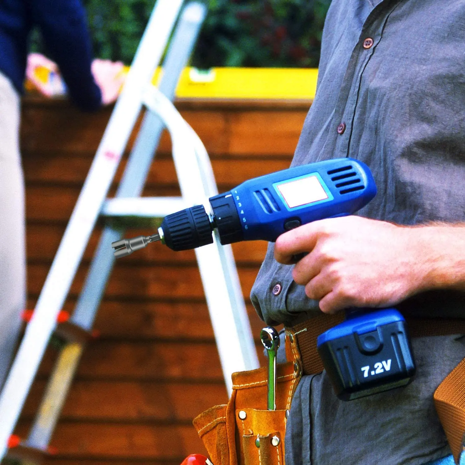 Power Wing Nut Driver Set Wing Nut Drill Bit Socket Wrench Tool 1/4