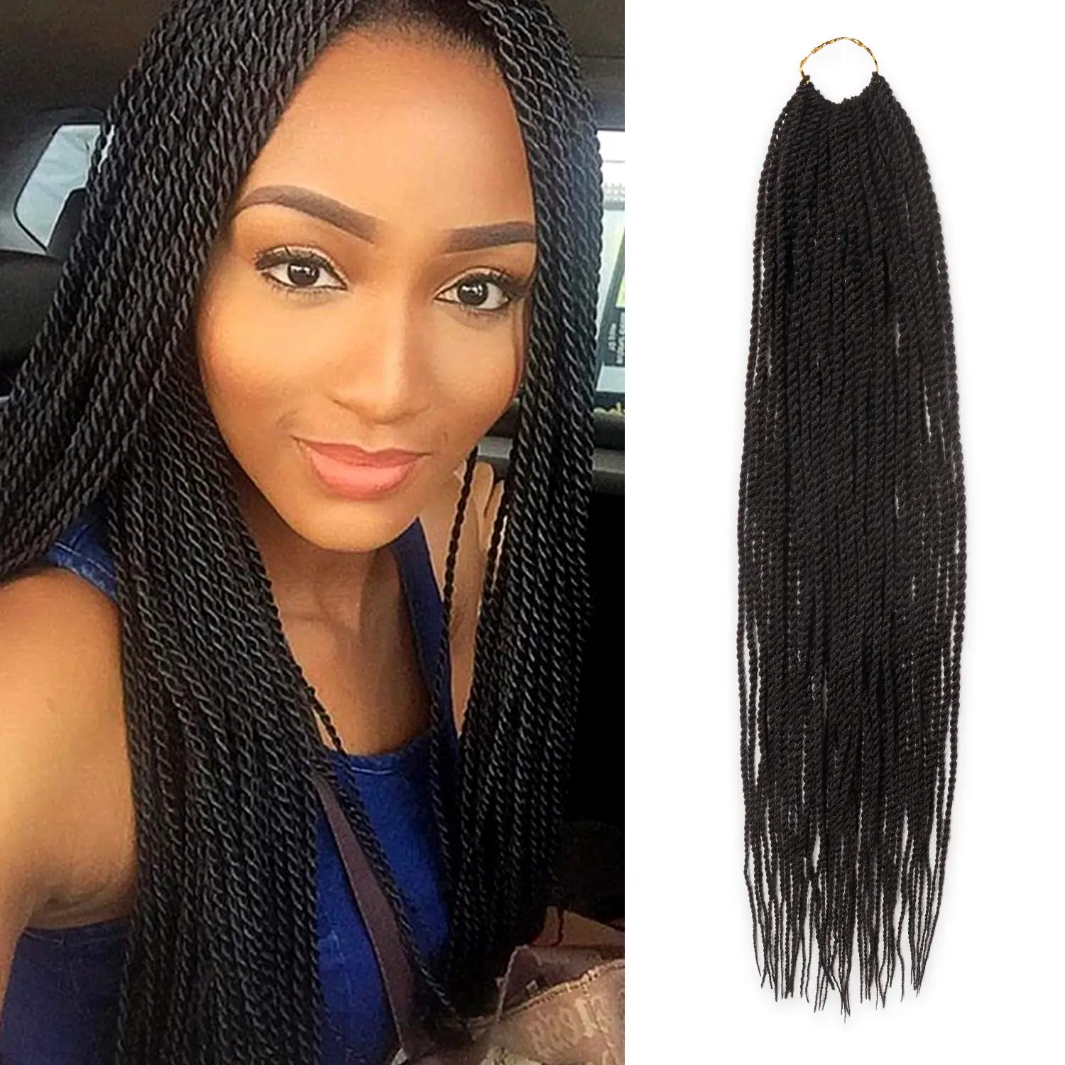 24 Inch Senegalese Twist Crochet Braids Hair Small Mambo Twist Crochet Hair  - Buy 6pcs 14inch 30stands Senegalese Twist Crochet Hair Braids  Senegalesetwist Crochet Braiding Hair Low Temperature Fiber Synthetic, Senegalese Twist Crochet