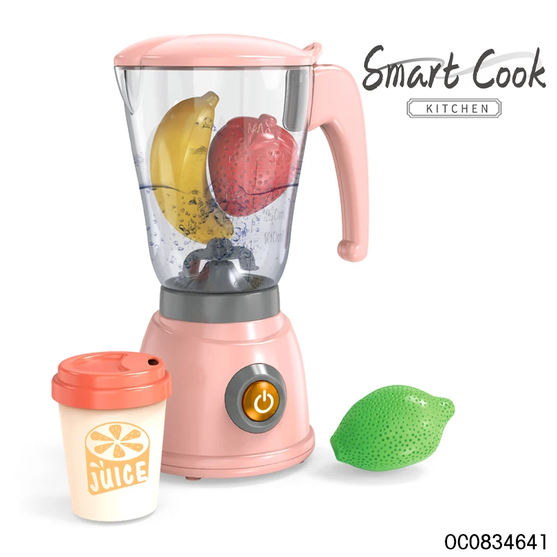 Pretend play preschool electronics kitchen juice machine toy for baby