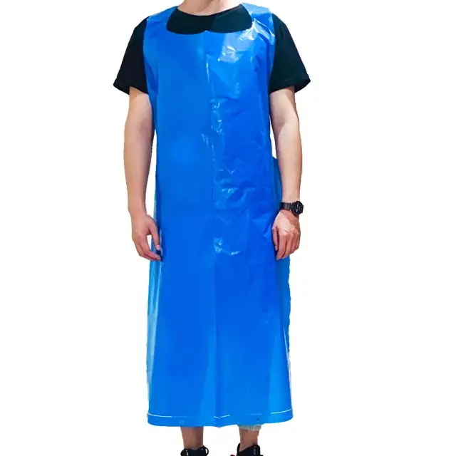 Customized Disposable Plastic Aprons Waterproof Kitchen Apron Pe Apron