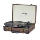 Player Adaptor Hot Selling Video Equipment Vinyl Record Album Turntable Player Suitcase Turntable Player