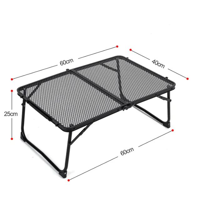 Folding portable grill for camping ,lightweight aluminum metal stand outside cooking outdoor BBQ