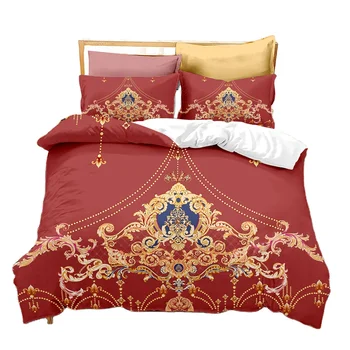 Wholesale high quality Bohemian washed pendant bed sheet sets 100% polyester 3pcs duvet cover sets for home textile products