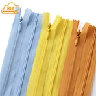 Zipper 3# Nylon Invisible Zipper Clothing Color Nylon Zipper Repairable Nylon Invisible Zipper