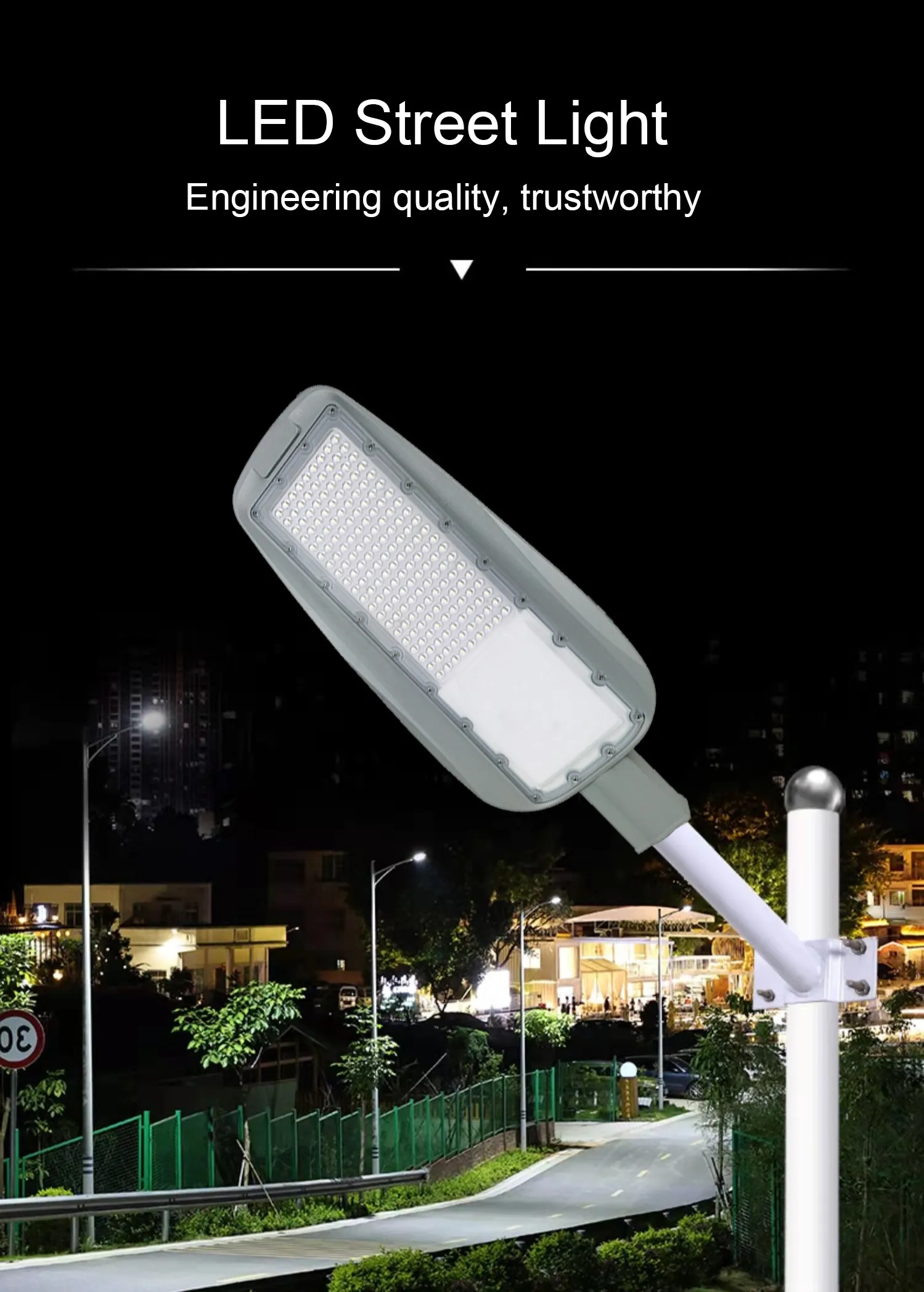 Hot Selling IP65 Waterproof SMD 50W 100W 150W 200W Highway Outdoor LED Street Light