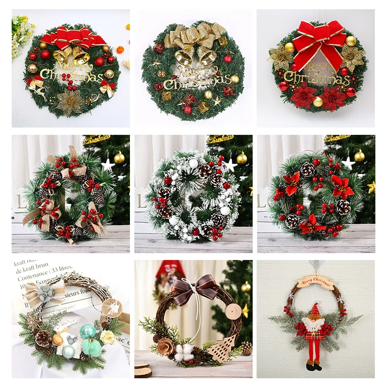High Quality Christmas Wreath Wreath, Bulk Christmas Wreaths, Gold Suppliers Christmas Wreaths