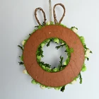 Artificial Guaranteed Quality Wholesale Artificial Decoration Wreath Colorful Rabbit Garland
