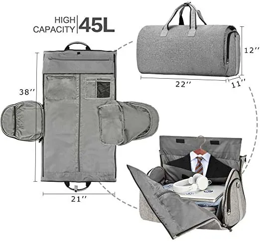 2 In 1 Hanging Suitcase Suit Travel 
