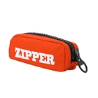 School Custom Pencil Case Simplicity Fashion Big Zipper Canvas Pencil Case School