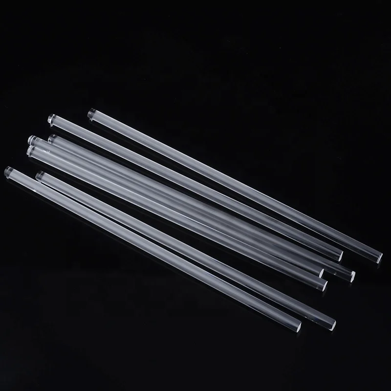 Sanmu High Purity High Transparent Quartz Glass Rod Custom For