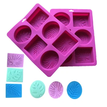 DIY Handmade Silicone Soap Mold Oval Making Baking Cupcake Cake Mould DIY Handmade Soap Moulds - Cake Pan Molds for Baking