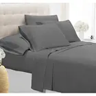 Cotton Bedding Sheet Set Bamboo Cotton Blend Hem Stitch Bedding Sheet Set For Hotel Bed And Home