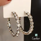 Cute Diamond Earrings Earrings Designer Earrings Fashion Clay Cute Diamond Hoop Earrings
