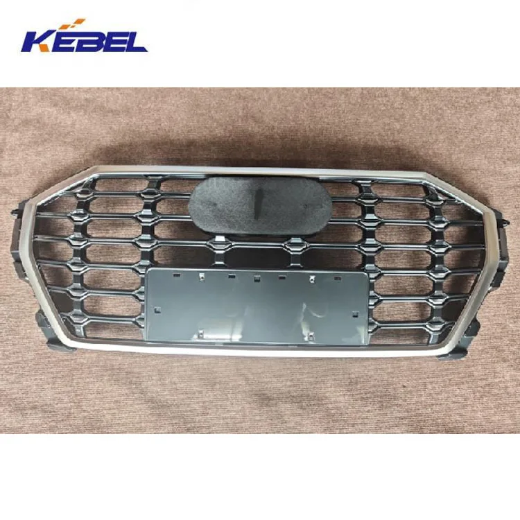 product oem 83g853651b premium rsq3 style honeycomb front grille for audi q3 2019 2022 gloss black aggressive look upgrade-5