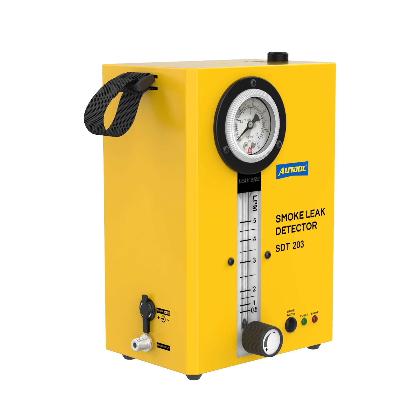 SDT203 Auto Smoke Machine Leak Detector EVAP Diagnostic Tester Mini Size+Adapter 