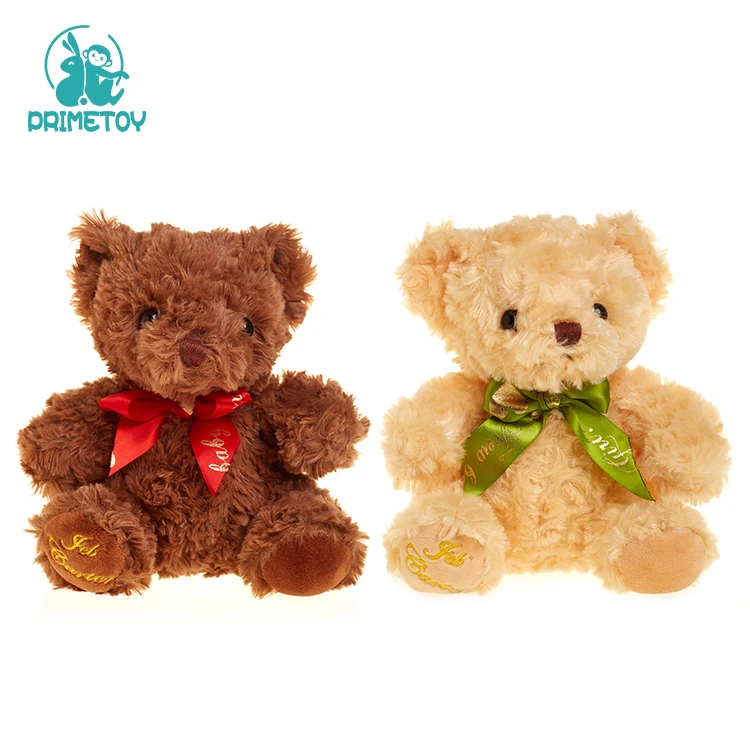 personalized cute logo plush small teddy bear plush toys mini