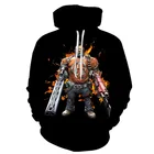 Pullover Pullover New Product Cartoon Printed Fashionable Style Sports Men Selected Fabric Pullover Hoodies