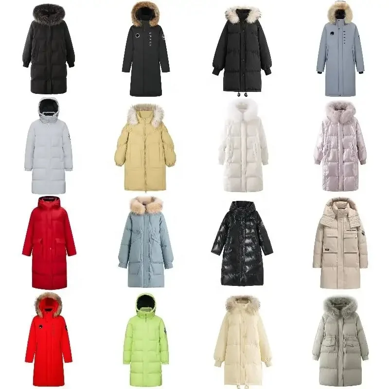 Women's down jacket Winter women's outdoor winter women's warm hooded down jacket