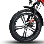 Electric 48v 350w RWD Snow Tire Folding Electric Bike City Mountain Fast High Quality Electric Bicycle