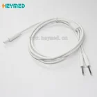 Unit Medical Dc 2.35mm Male To Dual Electrode Pin Tens Unit Leadwire