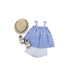 Toddler Cotton Cotton Wholesale Toddler Cotton Summer Western Girls Outfit Newborn Baby Clothing Sets