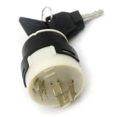 Ignition Switch with 2 Keys 701/80184 for JCB Backhoe Loader