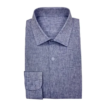 OEM ODM 2024 New High Quality Linen Cotton Custom Fashion Casual Long Sleeve Mens Dress Shirts