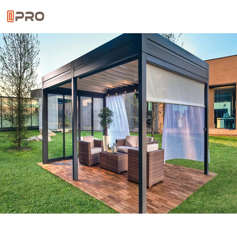 Waterproof Pergola Opening Roof Louver 