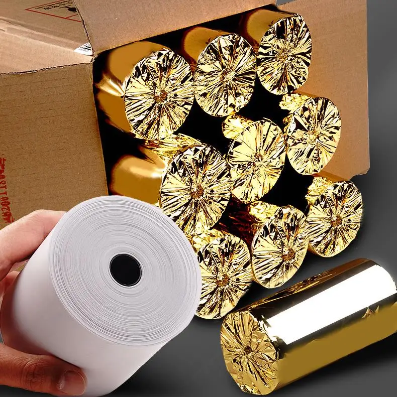 Papierrollen erhalten 2 1/4x40 mm thermal paper rolls  factory wholesale price Support printing logo trademarks